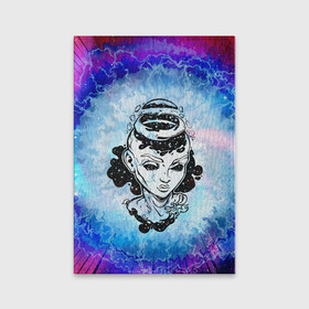 Обложка для паспорта матовая кожа с принтом ГОСПОЖА ГАЛАКТИКА | SPACE GIRL (Z) в городе Новоалтайск, натуральная матовая кожа | размер 19,3 х 13,7 см; прозрачные пластиковые крепления | colors | galaxy | girl | paints | space | абстракция | большой взрыв | вселенная | галактика | госпожа | девушка | женщина | звезда | звезды | космический | краски