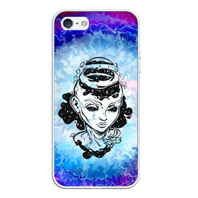 Чехол для iPhone 5/5S матовый с принтом ГОСПОЖА ГАЛАКТИКА | SPACE GIRL (Z) в городе Новоалтайск, Силикон | Область печати: задняя сторона чехла, без боковых панелей | colors | galaxy | girl | paints | space | абстракция | большой взрыв | вселенная | галактика | госпожа | девушка | женщина | звезда | звезды | космический | краски