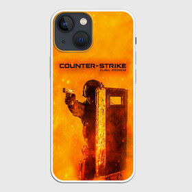 Чехол для iPhone 13 mini с принтом CS GO FIRE | КС ГО (Z) в городе Новоалтайск,  |  | awp | counter strike | cs go | cs go global offensive | cs:go | csgo | global offensive | глобальное наступление | контрудар | кс го | ксго