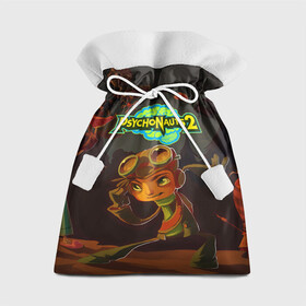 Подарочный 3D мешок с принтом PsychoNauts 2 Распутин в городе Новоалтайск, 100% полиэстер | Размер: 29*39 см | aquato | games | logo | nextgen | pc | playstation 5 | ps 5 | psychonauts | raz | xbox | игры | иксбокс | лого | некстген | пк | пллейстейшен 5 | пс 5 | психонавты 2 | рас