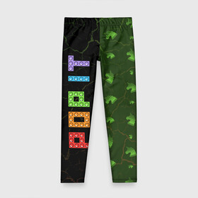 Детские леггинсы 3D с принтом Pop It - Unicorn - Stripes (Pattern) в городе Новоалтайск, полиэстер 85%, спандекс 15% | эластичный пояс, зауженный крой | 2021 | anti | dimple | fidget | pop it | popit | simple | simpledimple | stress | trend | trends | unicorn | анти | димпл | паттерн | полосы | поп ит | симпл | стресс | тренд | тренды | фиджет