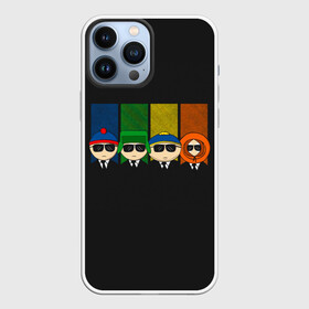 Чехол для iPhone 13 Pro Max с принтом South park FBI в городе Новоалтайск,  |  | Тематика изображения на принте: south park | баттерс | брофловски | кайл | кенни | маккормик | мистер гаррисон | мульт | мультфильм | ренди марш | стен | эрик картман | южный парк