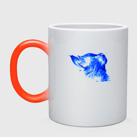 Кружка хамелеон с принтом Blue Cat в городе Новоалтайск, керамика | меняет цвет при нагревании, емкость 330 мл | Тематика изображения на принте: animal | cat | cute | kitty | meow | друг | животные | киска | кися | китти | кот | котенок | котик | котэ | кошечка | кошка | мур | мяу | питомец