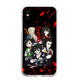 Чехол для iPhone XS Max матовый с принтом ДОРОРО / DORORO / ГЕРОИ в городе Новоалтайск, Силикон | Область печати: задняя сторона чехла, без боковых панелей | anime | dororo | manga. | аниме | джукай | дороро | манга | мио | нуи но ката | оджия | такебо | тахомару | хяккимару