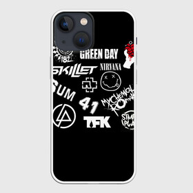Чехол для iPhone 13 mini с принтом Rock в городе Новоалтайск,  |  | green day | linkin park | my chemical romance | nirvana | rammstein | simple plan | skillet | sum 41 | thousand foot krutch