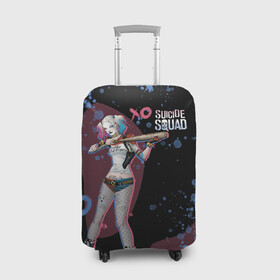 Чехол для чемодана 3D с принтом Art Harley Quinn SS 2016 в городе Новоалтайск, 86% полиэфир, 14% спандекс | двустороннее нанесение принта, прорези для ручек и колес | Тематика изображения на принте: dc | dc comics | harley | harley quinn | suicide squad | suicide squad 2016 | диси | киновселенная диси | харли | харли квинн | харлин