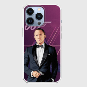 Чехол для iPhone 13 Pro с принтом агент 007 Джеймс Бонд в городе Новоалтайск,  |  | 007 | bond | james bond | no time to die | бонд | джеймс бонд | кино | не время умирать