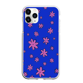 Чехол для iPhone 11 Pro матовый с принтом Цветочки рисованные в городе Новоалтайск, Силикон |  | Тематика изображения на принте: fashion | flower | девушкам | детская | детям | мода | ромашки | фэшн | цветок | цветочки | цветы