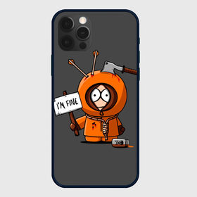 Чехол для iPhone 12 Pro Max с принтом Я в норме в городе Новоалтайск, Силикон |  | kenny | south park | кени | кенни | маккормик | мульт | мультфильм | южный парк