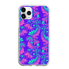 Чехол для iPhone 11 Pro матовый с принтом Яркий цветочный узор в городе Новоалтайск, Силикон |  | Тематика изображения на принте: антик | барокко | бесшовные | вектор | винтаж | орнамент