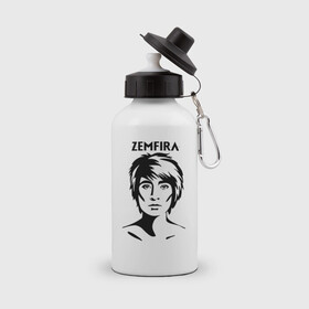 Бутылка спортивная с принтом ZEMFIRA эскиз портрет в городе Новоалтайск, металл | емкость — 500 мл, в комплекте две пластиковые крышки и карабин для крепления | group | russian rock | zemfira | zемфира | автор исполнитель | группа | женский | земфира | земфирка | земфирочка | инди рок | композитор | певица | писательница | поп рок | поэтесса | рамазанова | русский рок