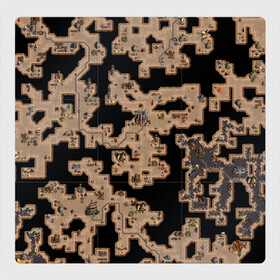 Магнитный плакат 3Х3 с принтом Heroes III Dungeon Map в городе Новоалтайск, Полимерный материал с магнитным слоем | 9 деталей размером 9*9 см | dungeon | heroes | heroes 3 | heroes iii | heroes of might and magic | homm | map | герои | герои 3 | герои iii | герои меча и магии | карта | подземелье | темница