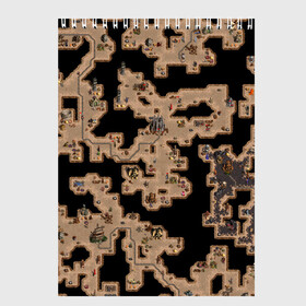 Скетчбук с принтом Heroes III Dungeon Map в городе Новоалтайск, 100% бумага
 | 48 листов, плотность листов — 100 г/м2, плотность картонной обложки — 250 г/м2. Листы скреплены сверху удобной пружинной спиралью | dungeon | heroes | heroes 3 | heroes iii | heroes of might and magic | homm | map | герои | герои 3 | герои iii | герои меча и магии | карта | подземелье | темница
