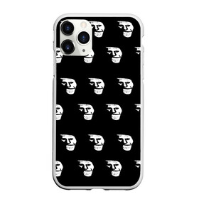 Чехол для iPhone 11 Pro матовый с принтом Dark trollface в городе Новоалтайск, Силикон |  | Тематика изображения на принте: creepypasta | scary | мем | мрак | троллфейс