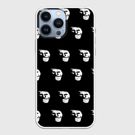 Чехол для iPhone 13 Pro Max с принтом Dark trollface в городе Новоалтайск,  |  | Тематика изображения на принте: creepypasta | scary | мем | мрак | троллфейс