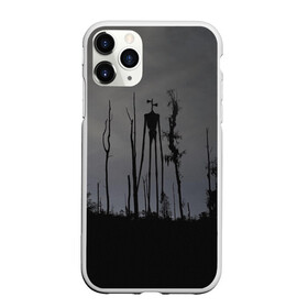 Чехол для iPhone 11 Pro Max матовый с принтом Сиреноголовый В Лесу Игра в городе Новоалтайск, Силикон |  | Тематика изображения на принте: forest | games | monster | night | siren head | детям | игры | лес | монстр | надпись | ночь | сирена | сиреноголовый | солнце | страшилка | текст | темно | туман | ужастик | хоррор