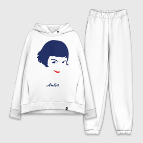 Женский костюм хлопок Oversize с принтом Amelie Poulain в городе Новоалтайск,  |  | amelie | art | french comedy | pop art | the fabulous destiny of amelie poulain | амели | искусство | комедия | невероятная судьба амели пулен | поп арт | романтическая | французская