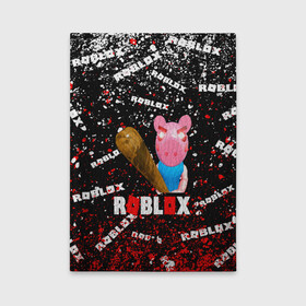 Обложка для автодокументов с принтом Roblox piggy/Свинка Пигги. в городе Новоалтайск, натуральная кожа |  размер 19,9*13 см; внутри 4 больших “конверта” для документов и один маленький отдел — туда идеально встанут права | Тематика изображения на принте: game | roblox | roblox piggy свинка пигги | блок | игра | игрушка | лего | персонажи | персонажи из кубиков | роблокс | робот