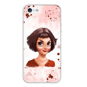 Чехол для iPhone 5/5S матовый с принтом Амели | Amelie (Z) в городе Новоалтайск, Силикон | Область печати: задняя сторона чехла, без боковых панелей | Тематика изображения на принте: amelie | the fabulous destiny of amelie poulain | амели | амели с монмартра | одри тоту | пулен | тег | французская комедия