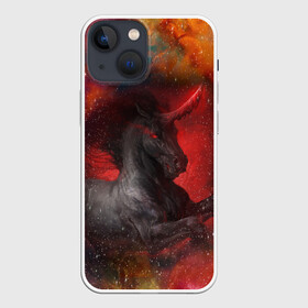 Чехол для iPhone 13 mini с принтом Единорог | Unicorn (Z) в городе Новоалтайск,  |  | unicorn | unicornis | вымышленное существо | единорог | инрог | каркаданн | мифическое существо | моноцерос | нарвал | существо