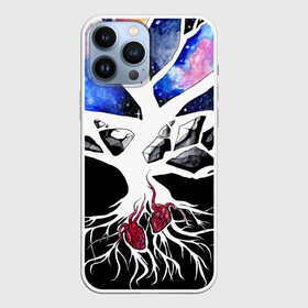 Чехол для iPhone 13 Pro Max с принтом Звёздные сердца в городе Новоалтайск,  |  | Тематика изображения на принте: звёзды | иллюзия | корни | космос | рисунок | сердце
