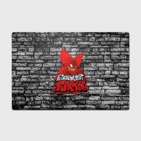 Головоломка Пазл магнитный 126 элементов с принтом Friday Night Funkin TrickyWall в городе Новоалтайск, полимерный материал с магнитным слоем | 126 деталей, размер изделия —  180*270 мм | Тематика изображения на принте: black | brick | character | clown | demon | fire | fnf | friday night funkin | red | tricky | white | белый | буквы | демон | игра | картинка | кирпич | клоун | красный | логотип | микрофон | огонь | персонаж | рисовка | трещины | трики | фра