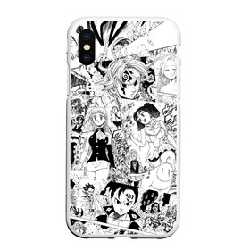 Чехол для iPhone XS Max матовый с принтом Семь смертных грехов, манга в городе Новоалтайск, Силикон | Область печати: задняя сторона чехла, без боковых панелей | ban | escanor | meliodas | merlin | аниме | бан | гаутер | манга | мелиодас | мерлин | эсканор
