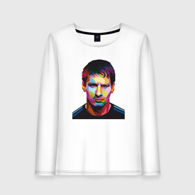 Женский лонгслив хлопок с принтом Messi - Legend в городе Новоалтайск, 100% хлопок |  | argentina | barca | barcelona | football | lionel | messi | spain | sport | аргентина | барса | барселона | гол | золотой мяч | игрок | испания | камп ноу | лионель | месси | мяч | спорт | тренер | футбол | чемпион |