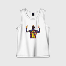 Детская майка хлопок с принтом Messi Champion в городе Новоалтайск,  |  | argentina | barca | barcelona | football | lionel | messi | spain | sport | аргентина | барса | барселона | гол | золотой мяч | игрок | испания | камп ноу | лионель | месси | мяч | спорт | тренер | футбол | чемпион |
