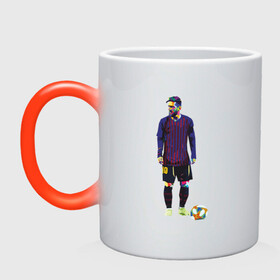 Кружка хамелеон с принтом Messi - Football в городе Новоалтайск, керамика | меняет цвет при нагревании, емкость 330 мл | argentina | barca | barcelona | football | lionel | messi | spain | sport | аргентина | барса | барселона | гол | золотой мяч | игрок | испания | камп ноу | лионель | месси | мяч | спорт | тренер | футбол | чемпион |