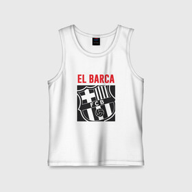Детская майка хлопок с принтом El Barca в городе Новоалтайск,  |  | argentina | barca | barcelona | football | lionel | messi | spain | sport | аргентина | барса | барселона | гол | золотой мяч | игрок | испания | камп ноу | лионель | месси | мяч | спорт | тренер | футбол | чемпион |