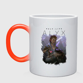 Кружка хамелеон с принтом ALYX | HALF LIFE (Z) в городе Новоалтайск, керамика | меняет цвет при нагревании, емкость 330 мл | alyx | aperture laboratories | black mesa | half life | half life 3 | valve | vr | алекс | вэлв | халф лайф | халфа | хедкраб