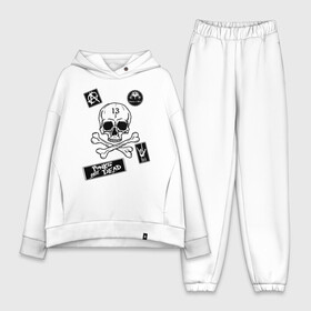Женский костюм хлопок Oversize с принтом Как у КНЯZZя Король и Шут в городе Новоалтайск,  |  | 13 | king and jester | kish | knyazz | punk not dead | rock group | todd | анархия | андреем князевым | горшок | к и ш | киш | княzz | князь | король и шут | кости | михаил горшенёв | музыка | панк рок | рок группа | русский рок | тод