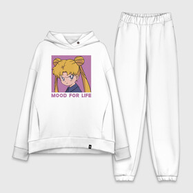 Женский костюм хлопок Oversize с принтом Mood Сейлор мун в городе Новоалтайск,  |  | mood | mood по жизни | бани | мем | муд | сейлор мун | сэйлор луна | тсукино | усаги цукино