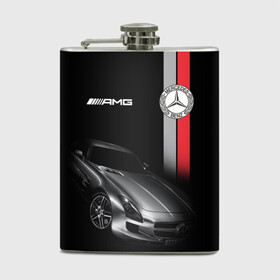 Фляга с принтом MERCEDES BENZ AMG в городе Новоалтайск, металлический корпус | емкость 0,22 л, размер 125 х 94 мм. Виниловая наклейка запечатывается полностью | Тематика изображения на принте: amg | auto | benz | car | cool | dark | germany | logo.star | machine | mercedes | sport | автомобиль | бенц | водитель | германия | логотип | машины | мерин | мерс | мерседес | немец | премиум | спорткар | тачки