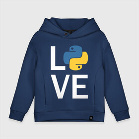 Детское худи Oversize хлопок с принтом PYTHON LOVE / ПАЙТОН в городе Новоалтайск, френч-терри — 70% хлопок, 30% полиэстер. Мягкий теплый начес внутри —100% хлопок | боковые карманы, эластичные манжеты и нижняя кромка, капюшон на магнитной кнопке | big data | hacker | it | python | айти | база данных | взлом | искусственный интелект. | кодер | нейросети | пайтон | питон | прогер | программирование | программист | разработчик | хакер | языки программирования