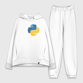 Женский костюм хлопок Oversize с принтом PYTHON LOVE   ПАЙТОН в городе Новоалтайск,  |  | big data | hacker | it | python | айти | база данных | взлом | искусственный интелект. | кодер | нейросети | пайтон | питон | прогер | программирование | программист | разработчик | хакер | языки программирования
