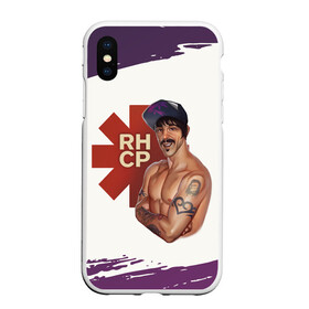 Чехол для iPhone XS Max матовый с принтом RED HOT CHILI PEPPERS | РЕД ХОТ ЧИЛИ ПЕППЕРС (Z) в городе Новоалтайск, Силикон | Область печати: задняя сторона чехла, без боковых панелей | red hot chili peppers | rhcp | альтернативный рок | бальзари | джон фрушанте | красные острые перцы чили | майкл фли | ред хот чили пепперс | рхчп | рэп рок | фанк метал | фанк рок | чед смит | энтони кидис