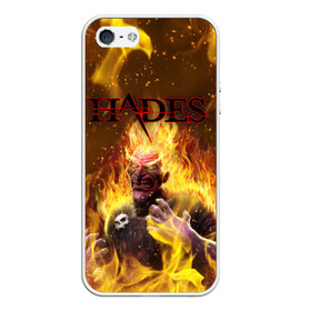 Чехол для iPhone 5/5S матовый с принтом Hades | Гадес (Z) в городе Новоалтайск, Силикон | Область печати: задняя сторона чехла, без боковых панелей | aid | hades | nyx | roguelike | thanatos | zagreus | аид | гадес | загрей | никс | рогалик | танатос