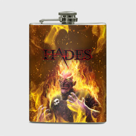 Фляга с принтом Hades | Гадес (Z) в городе Новоалтайск, металлический корпус | емкость 0,22 л, размер 125 х 94 мм. Виниловая наклейка запечатывается полностью | Тематика изображения на принте: aid | hades | nyx | roguelike | thanatos | zagreus | аид | гадес | загрей | никс | рогалик | танатос