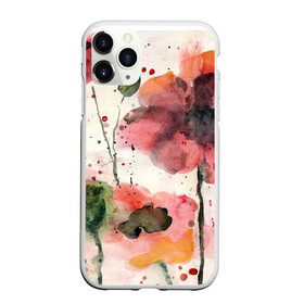 Чехол для iPhone 11 Pro матовый с принтом Акварельные маки,брызги краски в городе Новоалтайск, Силикон |  | Тематика изображения на принте: aquarel | botanical | floral | flowers | pattern | poppy | watercolor | акварель | акварельный | ботаника | ботанический | брызги | брызги краски | краска | красный | мак | маки | маковое поле | паттерн | природа | пятна