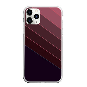Чехол для iPhone 11 Pro Max матовый с принтом Коричнево-фиолетовый узор  в городе Новоалтайск, Силикон |  | Тематика изображения на принте: абстрактный | геометрический | диагональный узор | коричневый | косые полосы | современный | фиолетовый | шоколадный