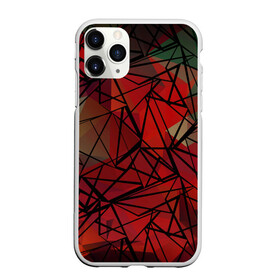 Чехол для iPhone 11 Pro матовый с принтом Абстрактный геометрический  в городе Новоалтайск, Силикон |  | Тематика изображения на принте: абстрактный | геометрический | зеленый | красный | линии | молодежный | полигональный | современный