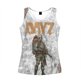 Женская майка 3D с принтом DAYZ | ДЕЙЗИ (Z) в городе Новоалтайск, 100% полиэстер | круглая горловина, прямой силуэт, длина до линии бедра | apocalypse | arma 2 | dayz | game | survival horror | zombie | апокалипсис | арма | арма 2 | дейзи | зомби | зомби апокалипсисом | игра | мертвецы | симулятор выживания | ходячик мертвецы