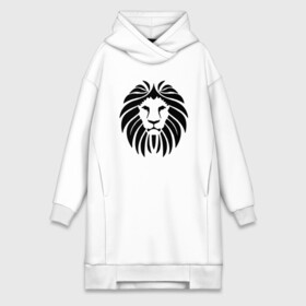 Платье-худи хлопок с принтом Lion Face в городе Новоалтайск,  |  | animal | cat | lion | африка | животные | зверь | кот | кошка | лев | львенок | львица | тигр | хищник | царь