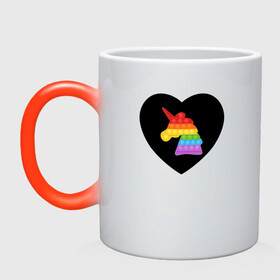 Кружка хамелеон с принтом Pop It - Unicorn - Heart в городе Новоалтайск, керамика | меняет цвет при нагревании, емкость 330 мл | 2021 | anti | dimple | fidget | pop it | popit | simple | simpledimple | stress | trend | trends | unicorn | анти | димпл | поп ит | сердечко | сердце | симпл | стресс | тренд | тренды | фиджет
