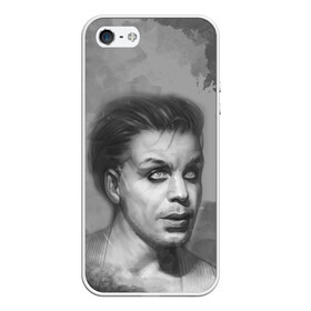 Чехол для iPhone 5/5S матовый с принтом Тилль Линдеманн | РАМШТАЙН (Z) в городе Новоалтайск, Силикон | Область печати: задняя сторона чехла, без боковых панелей | rammstein | till lindemann | готик метал | индастриал метал | пауль ландерс | рамштайн | рихард круспе | тилль линдеманн | хард рок