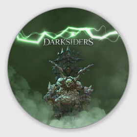 Коврик для мышки круглый с принтом Darksiders | Гнев Войны (Z) в городе Новоалтайск, резина и полиэстер | круглая форма, изображение наносится на всю лицевую часть | Тематика изображения на принте: azrael | darksiders | darksiders 2 | darksiders 3 | griever | silitha | tiamat | ulthane | vulgrim | wrath of war | всадник апокалипсиса | гнев войны | обугленный совет | руина | ультэйн | чёрный молот