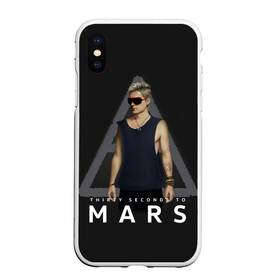 Чехол для iPhone XS Max матовый с принтом Джаред Лето | Jared Leto (Z) в городе Новоалтайск, Силикон | Область печати: задняя сторона чехла, без боковых панелей | 30 seconds to mars | 30 секунд | 30 секунд до марса | jared joseph leto | jared leto | rock | джаред лето | музыка | песни | рок