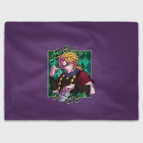 Плед 3D с принтом Dio Brando. JoJo в городе Новоалтайск, 100% полиэстер | закругленные углы, все края обработаны. Ткань не мнется и не растягивается | adventure | bizarre | brando | dio | jo | joestar | joseph | josuke | jotaro | kujo | lisa | speedwagon | the | world | абдул | брандо | бруно | джо | джозеф | джолин | джонатан | джорно | джоске | джостар | джотаро | дио | какёин | куджо | лиза | невероя